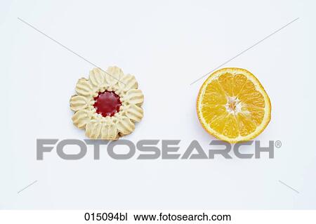 still life of cookie and piece of orange View Large Photo Image Stock Image - still life of cookie and piece of orange. Fotosearch