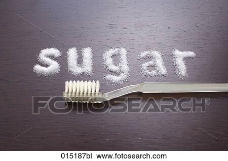 still life of toothbrush and english word sugar View Large Photo Image Stock Image - still life of toothbrush and english word sugar. Fotosearch