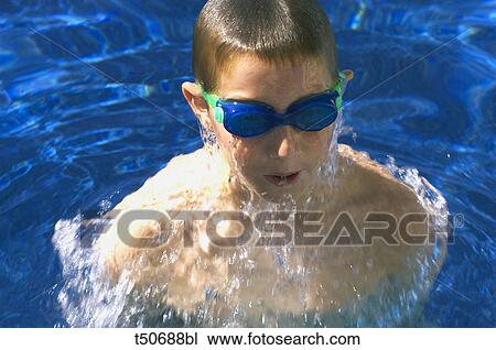 Boy with goggles View Large Photo Image Stock Image - Boy with goggles. Fotosearch