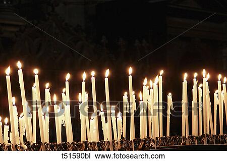 Candles in church View Large Photo Image Stock Image - Candles in church. Fotosearch