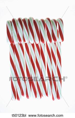 Stock Image - Candy canes. Fotosearch