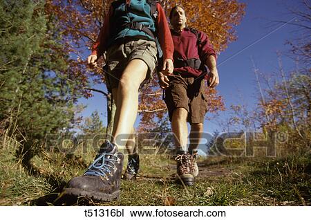 Couple hiking View Large Photo Image Stock Image - Couple hiking. Fotosearch