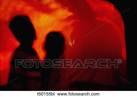 Couple in tunnel View Large Photo Image Stock Image - Couple in tunnel. Fotosearch