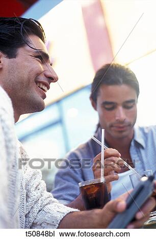 Couple of male friends View Large Photo Image Stock Image - Couple of male friends. Fotosearch