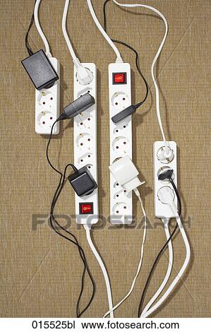 different cables and sockets lying in perfect order View Large Photo Image Stock Image - different cables and sockets lying in perfect order. Fotosearch