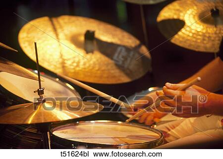 Drums player View Large Photo Image Stock Image - Drums player. Fotosearch