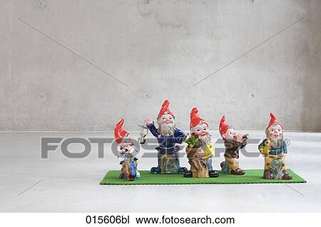 family of five garden gnomes View Large Photo Image Stock Image - family of five garden gnomes. Fotosearch