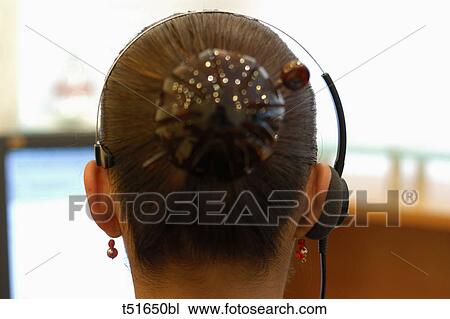 Female telephonist View Large Photo Image Stock Image - Female telephonist. Fotosearch