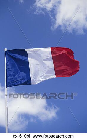 Stock Image - French flag. Fotosearch