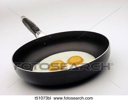 Fried eggs in a pan View Large Photo Image Stock Image - Fried eggs in a pan. Fotosearch