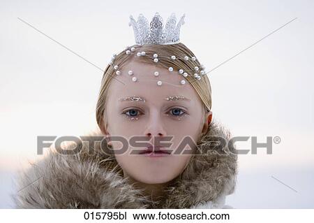 headshot of snow queen View Large Photo Image Stock Image - headshot of snow queen. Fotosearch