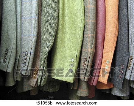Jackets hanging View Large Photo Image Stock Image - Jackets hanging. Fotosearch