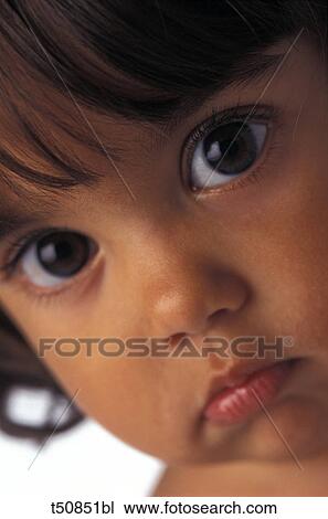 Little girl close up View Large Photo Image Stock Image - Little girl close up. Fotosearch