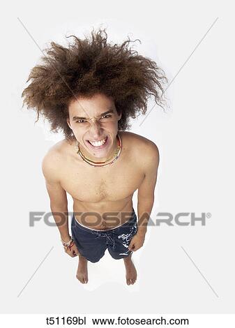 Stock Image - Man's portrait. Fotosearch