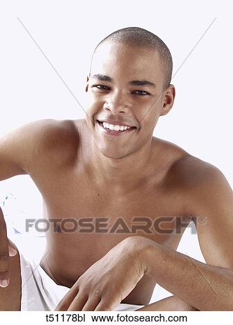 Stock Image - Man's portrait. Fotosearch