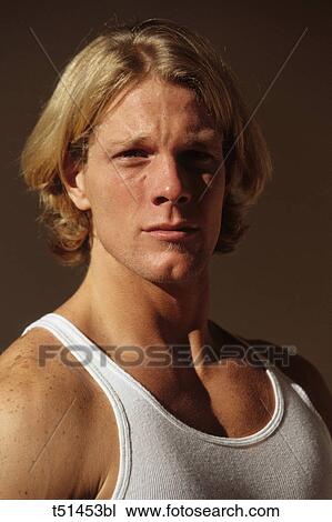 Stock Image - Man's portrait. Fotosearch