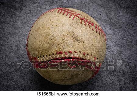 Old baseball ball View Large Photo Image Stock Image - Old baseball ball. Fotosearch