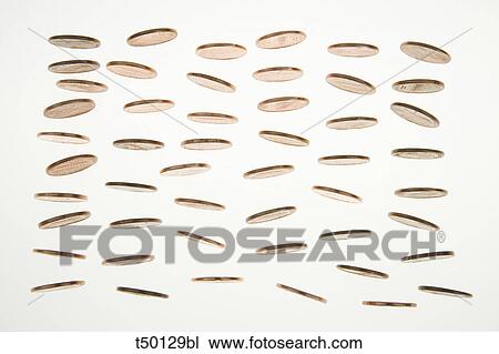 One cent US dollar coins View Large Photo Image Stock Image - One cent US dollar coins. Fotosearch