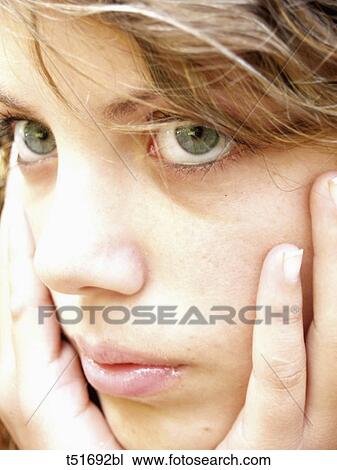 Pensive woman View Large Photo Image Stock Image - Pensive woman. Fotosearch