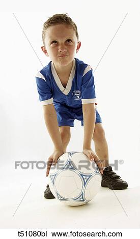 Portrait of a young soccer player View Large Photo Image Stock Image - Portrait of a young soccer player. Fotosearch