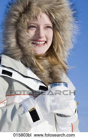portrait of teenage girl in winter holding mug View Large Photo Image Stock Image - portrait of teenage girl in winter holding mug. Fotosearch