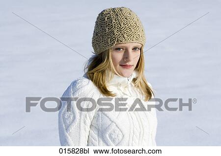 portrait of teenage girl in winter View Large Photo Image Stock Image - portrait of teenage girl in winter. Fotosearch