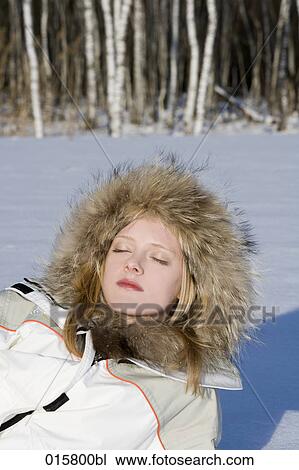 portrait of teenage girl relaxing in the winter sun View Large Photo Image Stock Image - portrait of teenage girl relaxing in the winter sun. Fotosearch