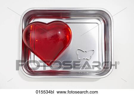 red heart and cookie cutter in shape of butterfly in silver bowl View Large Photo Image Stock Image - red heart and cookie cutter in shape of butterfly in silver bowl. Fotosearch