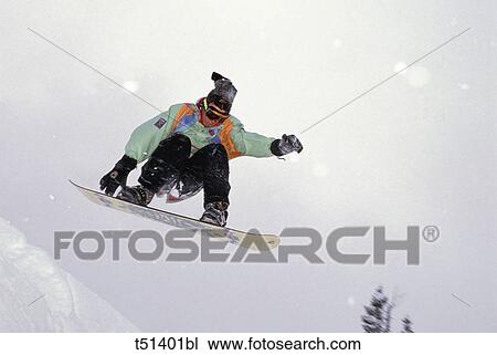 Snowboarder in Grand Targhee, Wyoming View Large Photo Image Stock Image - Snowboarder in Grand Targhee, Wyoming. Fotosearch