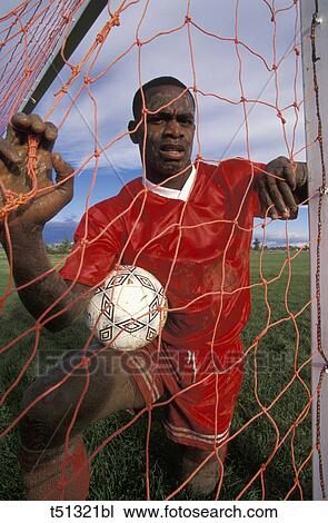 Stock Image - Soccer player. Fotosearch