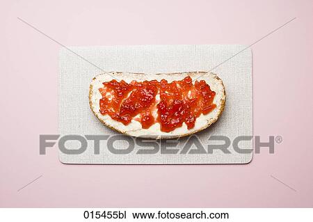 still life of bread with butter and jam View Large Photo Image Stock Image - still life of bread with butter and jam. Fotosearch