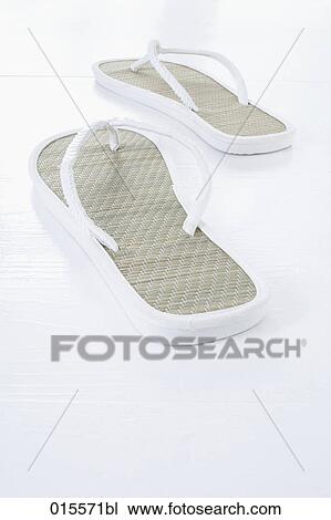 still life of pair of straw flip flops View Large Photo Image Stock Image - still life of pair of straw flip flops. Fotosearch