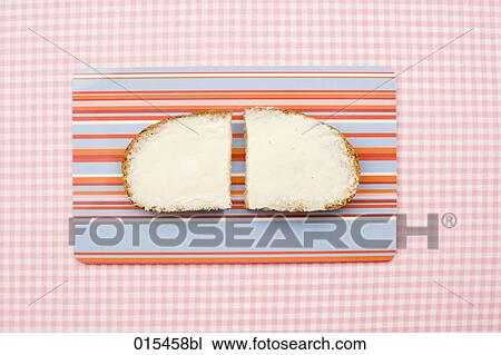 still life of slice of bread with butter View Large Photo Image Stock Image - still life of slice of bread with butter. Fotosearch