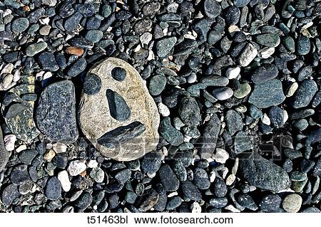 Stone representing human face View Large Photo Image Stock Image - Stone representing human face. Fotosearch