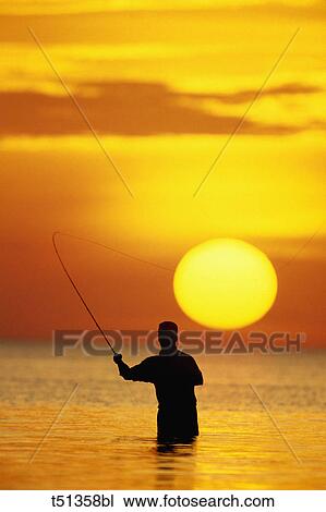 USA, Florida, Keys, fly fisherman View Large Photo Image Stock Image - USA, Florida, Keys, fly fisherman. Fotosearch