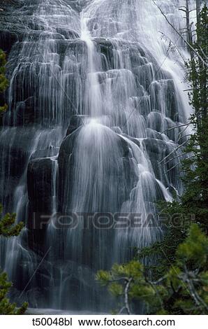 Waterfall View Large Photo Image Stock Image - Waterfall. Fotosearch