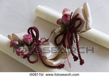 Wedding parchments View Large Photo Image Stock Image - Wedding parchments. Fotosearch