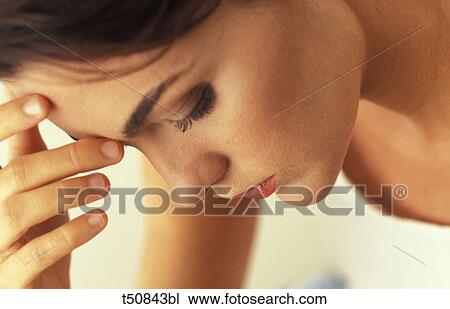 Stock Image - Woman close up. Fotosearch