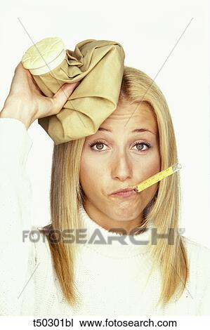 Woman feeling sick View Large Photo Image Stock Image - Woman feeling sick. Fotosearch