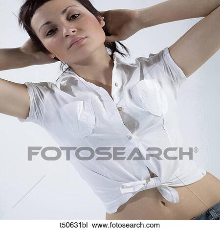 Woman's portrait View Large Photo Image Stock Image - Woman's portrait. Fotosearch