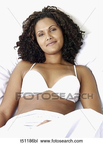 Stock Image - Woman's portrait. Fotosearch