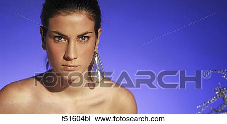 Woman's portrait View Large Photo Image Stock Image - Woman's portrait. Fotosearch