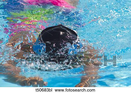 Young girl swimmer View Large Photo Image Stock Image - Young girl swimmer. Fotosearch