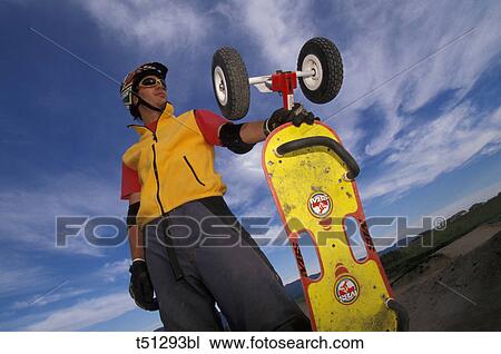 Young man with skateboard View Large Photo Image Stock Image - Young man with skateboard. Fotosearch