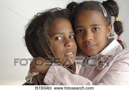 African boy and girl View Large Photo Image Stock Image - African boy and girl . Fotosearch