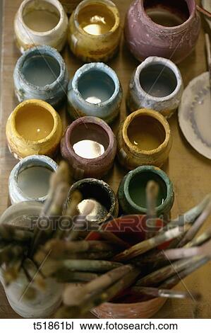 Art brushes View Large Photo Image Stock Image - Art brushes . Fotosearch