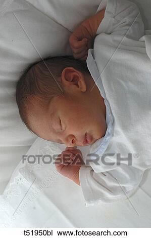 Baby sleeping View Large Photo Image Stock Image - Baby sleeping . Fotosearch