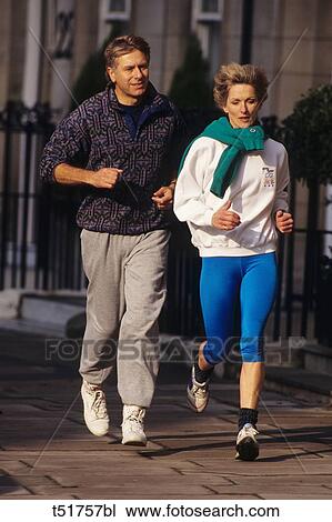 Couple jogging View Large Photo Image Stock Image - Couple jogging . Fotosearch