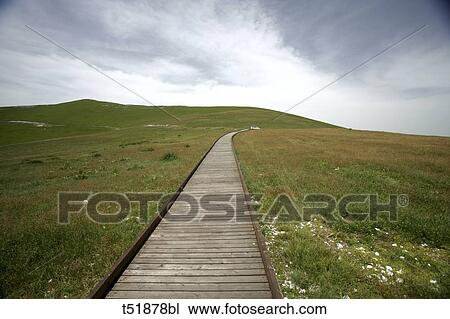 Italy, Umbria, Castelluccio di Norcia walkway  View Large Photo Image Stock Image - Italy, Umbria, Castelluccio di Norcia walkway . Fotosearch