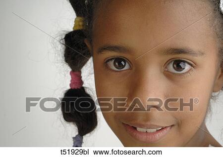 Portrait african girl View Large Photo Image Stock Image - Portrait african girl . Fotosearch